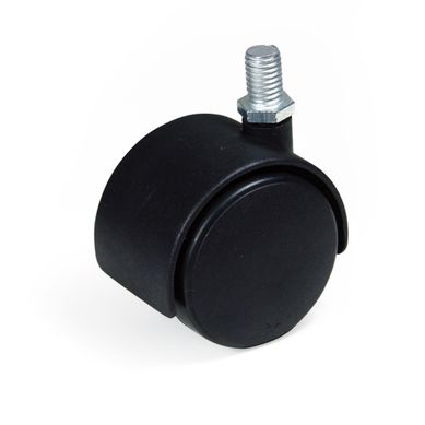 Garrucha Nylon Rosca 50 mm.