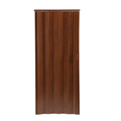 Puerta Plegable Saturno PVC 120 x 210 cm Caoba