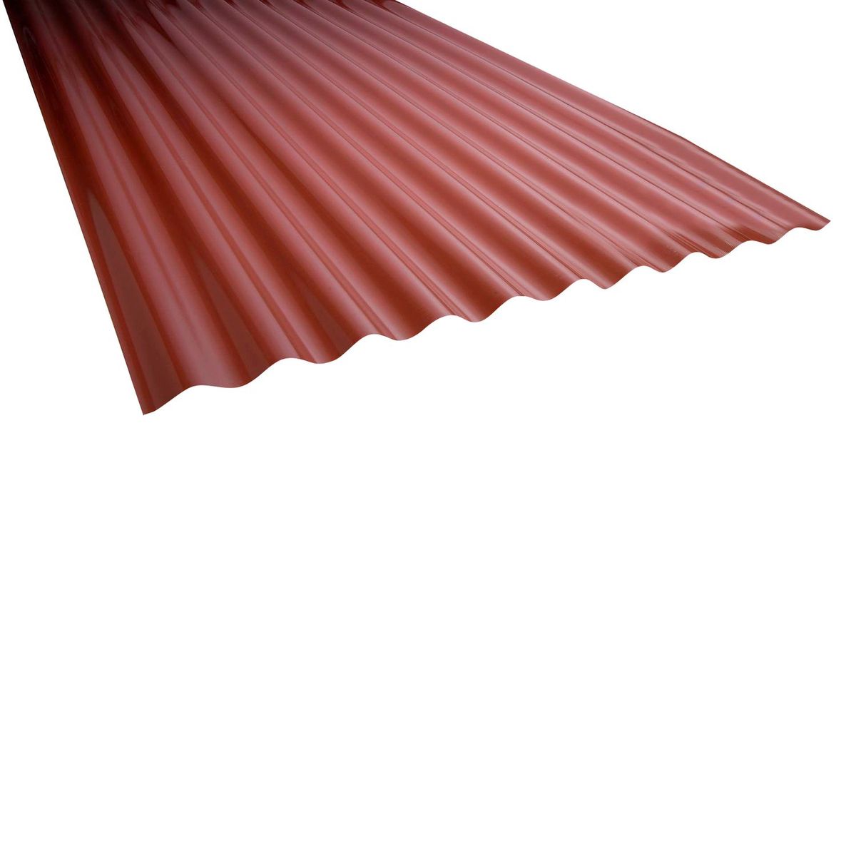 TAMICORP - Techo de Polipropileno Rojo 0.9 mm 3.05 x 1.10 m