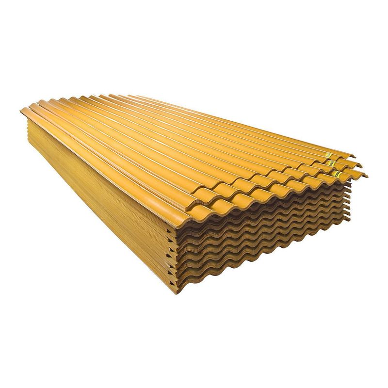 TAMICORP - Techo Polipropileno Traslúcido Ámbar 3.05 x 1.10 m x 1 mm