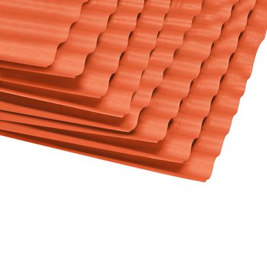 Techo de Polipropileno Rojo 1.6 mm 3.05 x 1.10 m