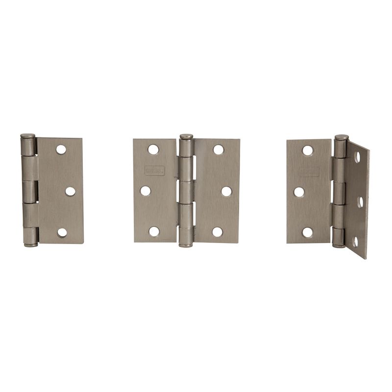  - Bisagra 3x3" Níquel Satinado x 3 unid.