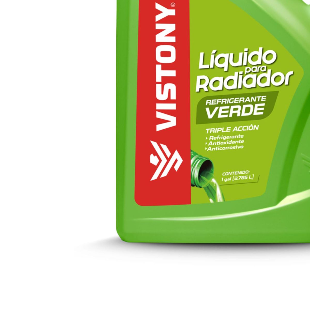 VISTONY - Líquido para Radiador Verde 1 Galon