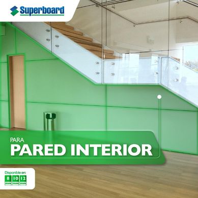Plancha Fibrocemento Superboard 1.22 m x 2.44 m x 8 mm