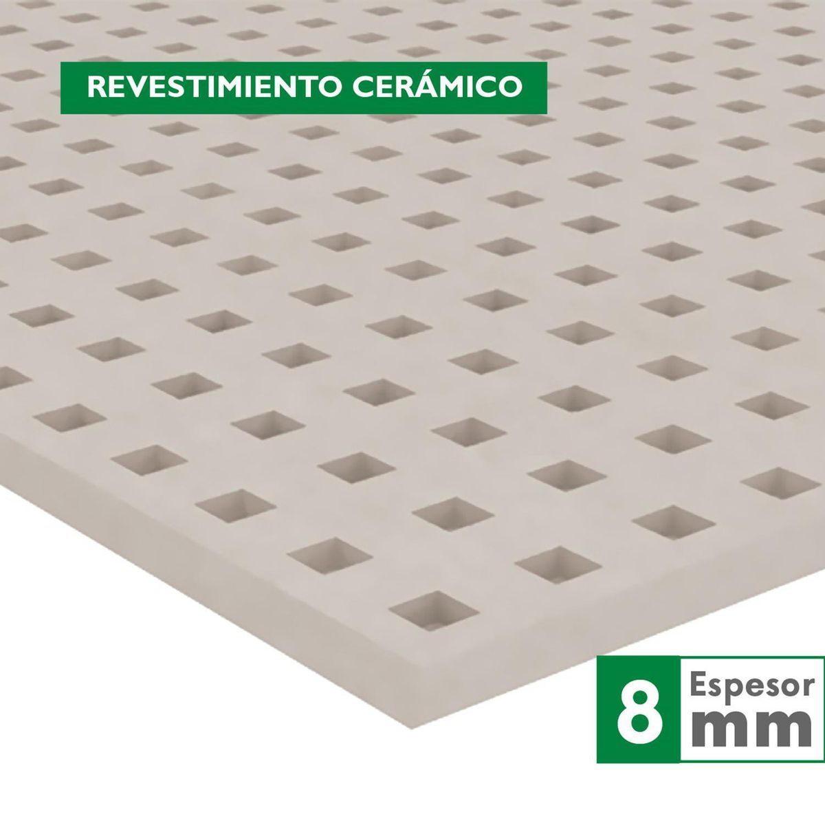 ETERNIT - Plancha Fibrocemento Superboard 1.22x2.44m 8mm