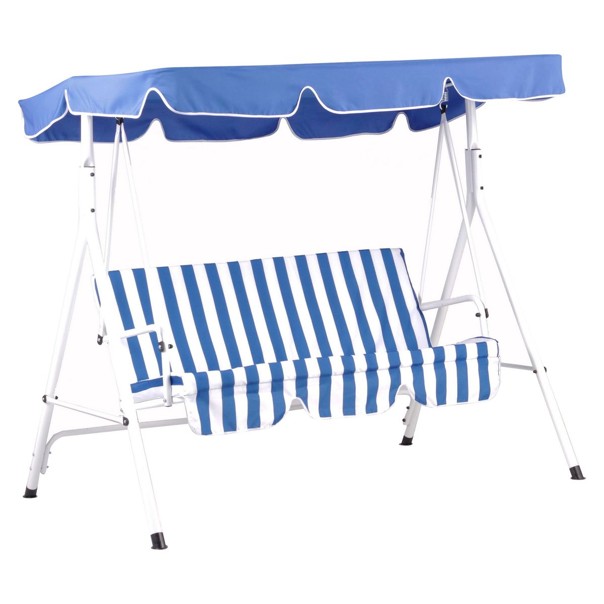 JUST HOME COLLECTION - Sillón Columpio Azul para 3 personas