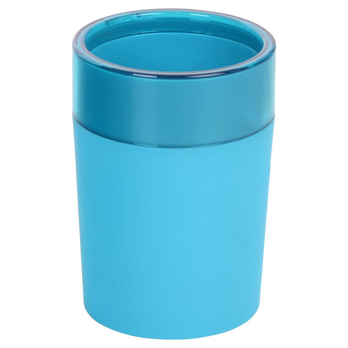 JUST HOME COLLECTION - Vaso para Baño Plástico Rubber Turquesa