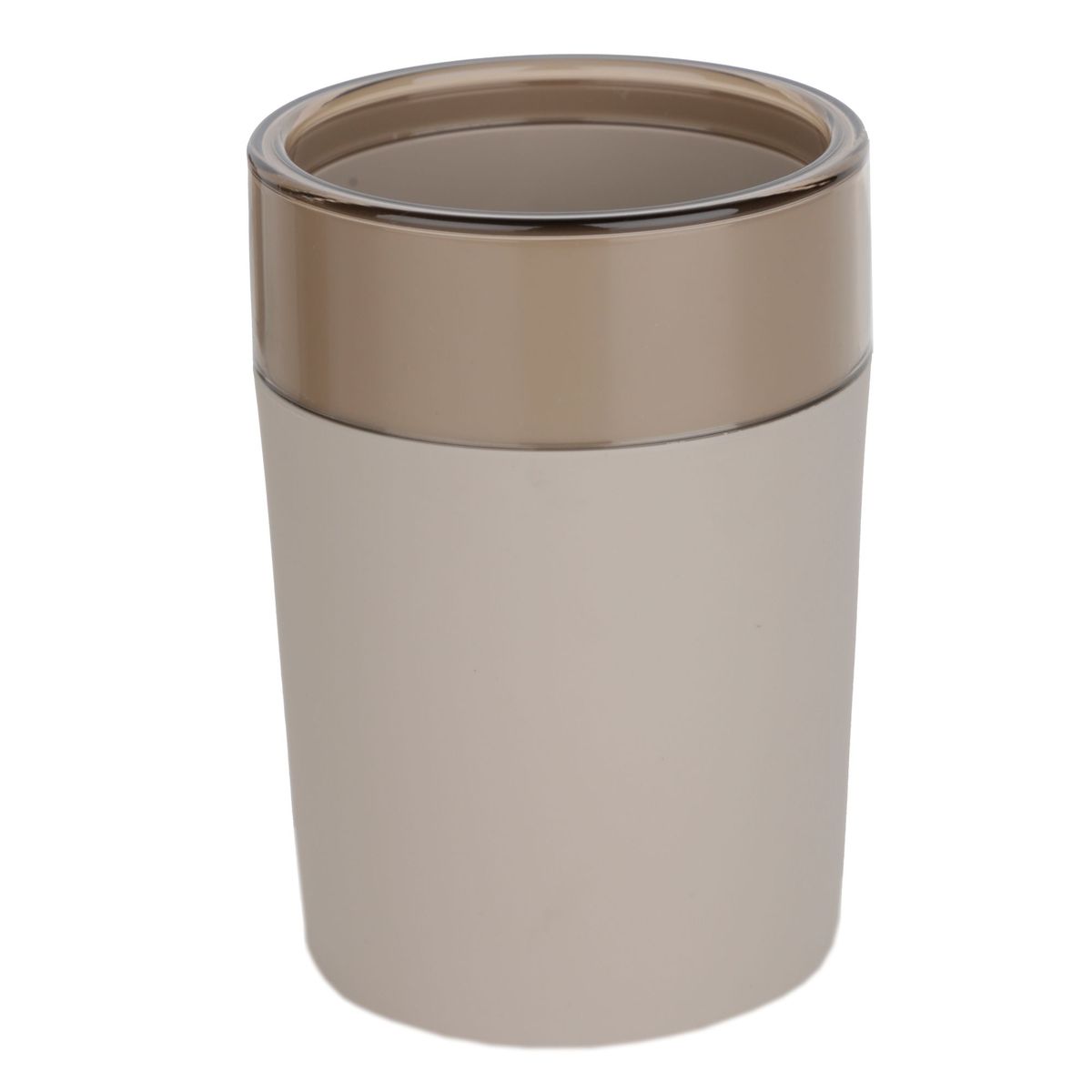 JUST HOME COLLECTION - Vaso para Baño Plástico Rubber Taupe