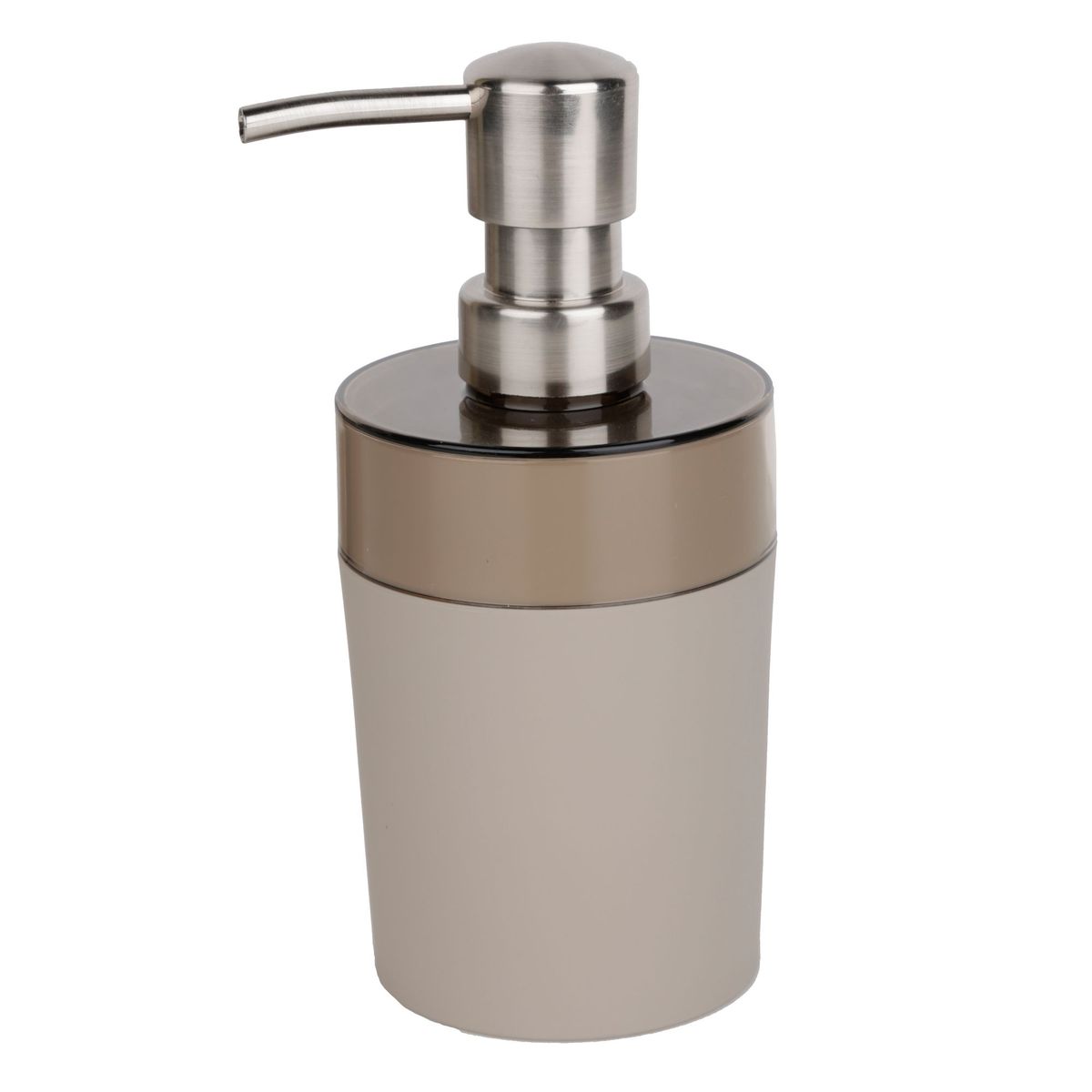 JUST HOME COLLECTION - Dispensador de Jabón Plástico Taupe