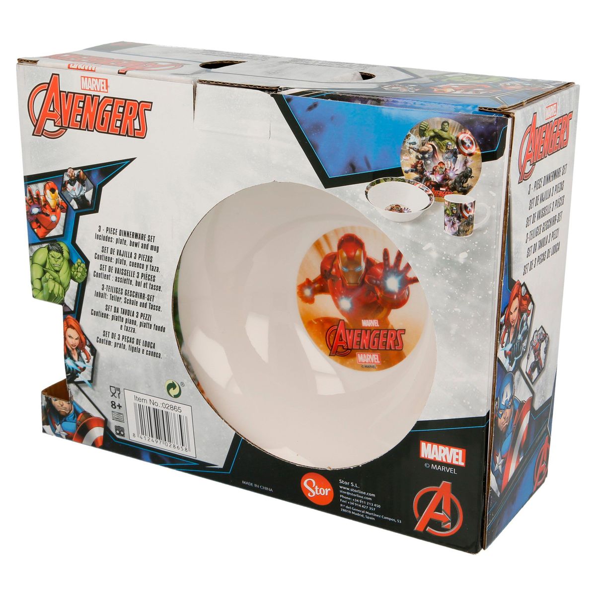 MARVEL - Set de desayuno Avengers