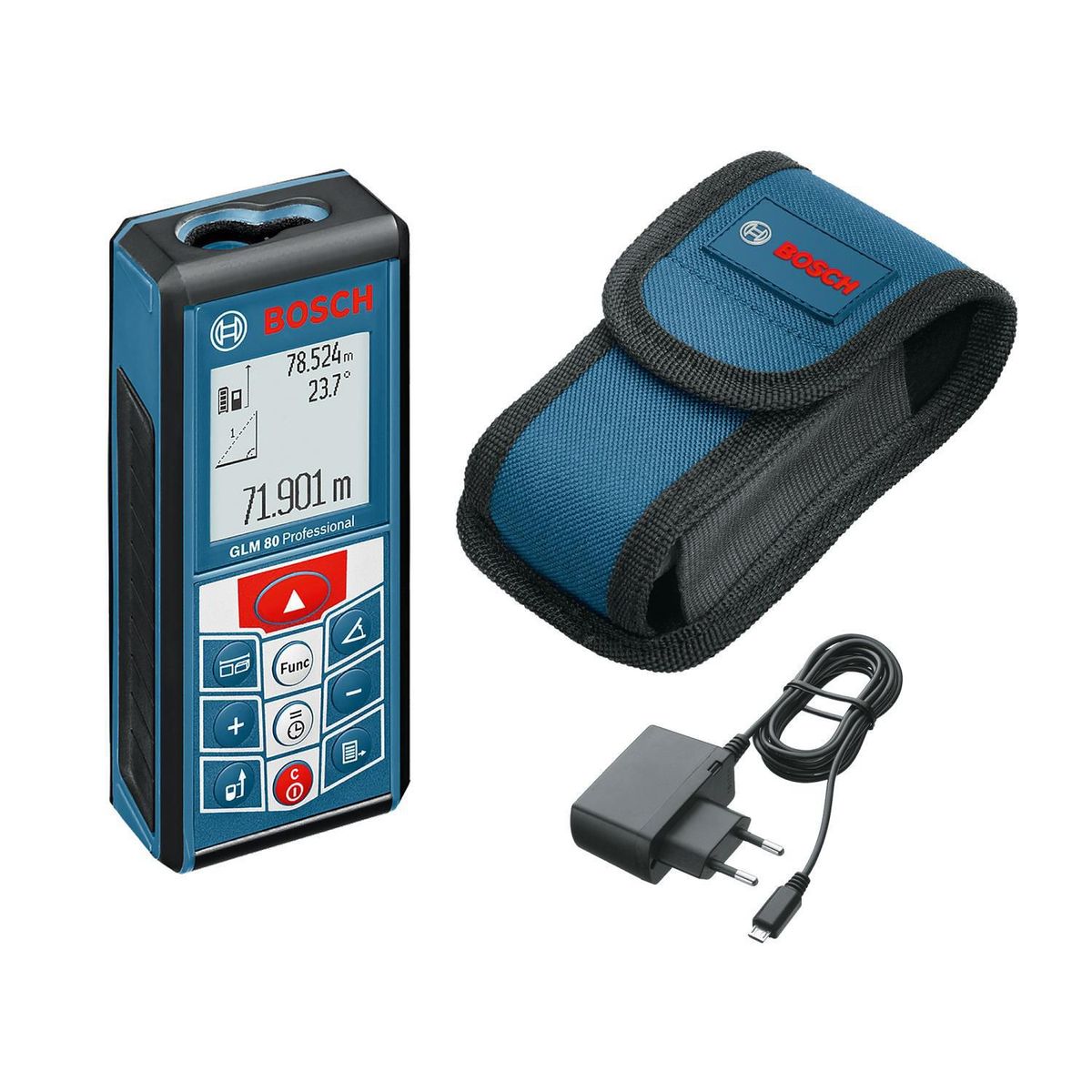 BOSCH - Medidor láser Bosch de distancias GLM 80 alcance de 80 metros