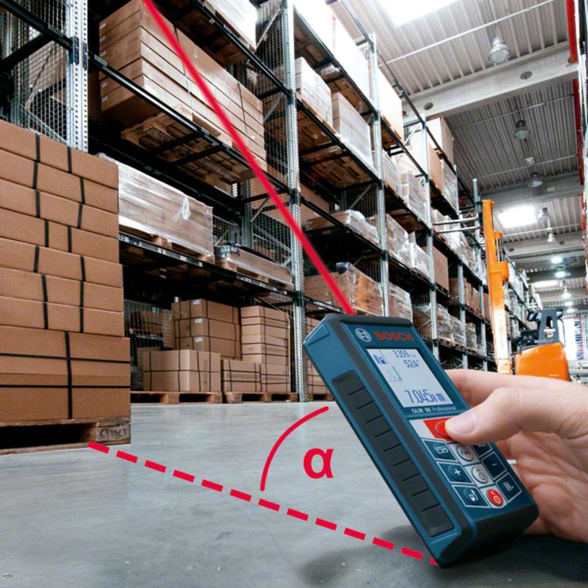 BOSCH - Medidor láser Bosch de distancias GLM 80 alcance de 80 metros