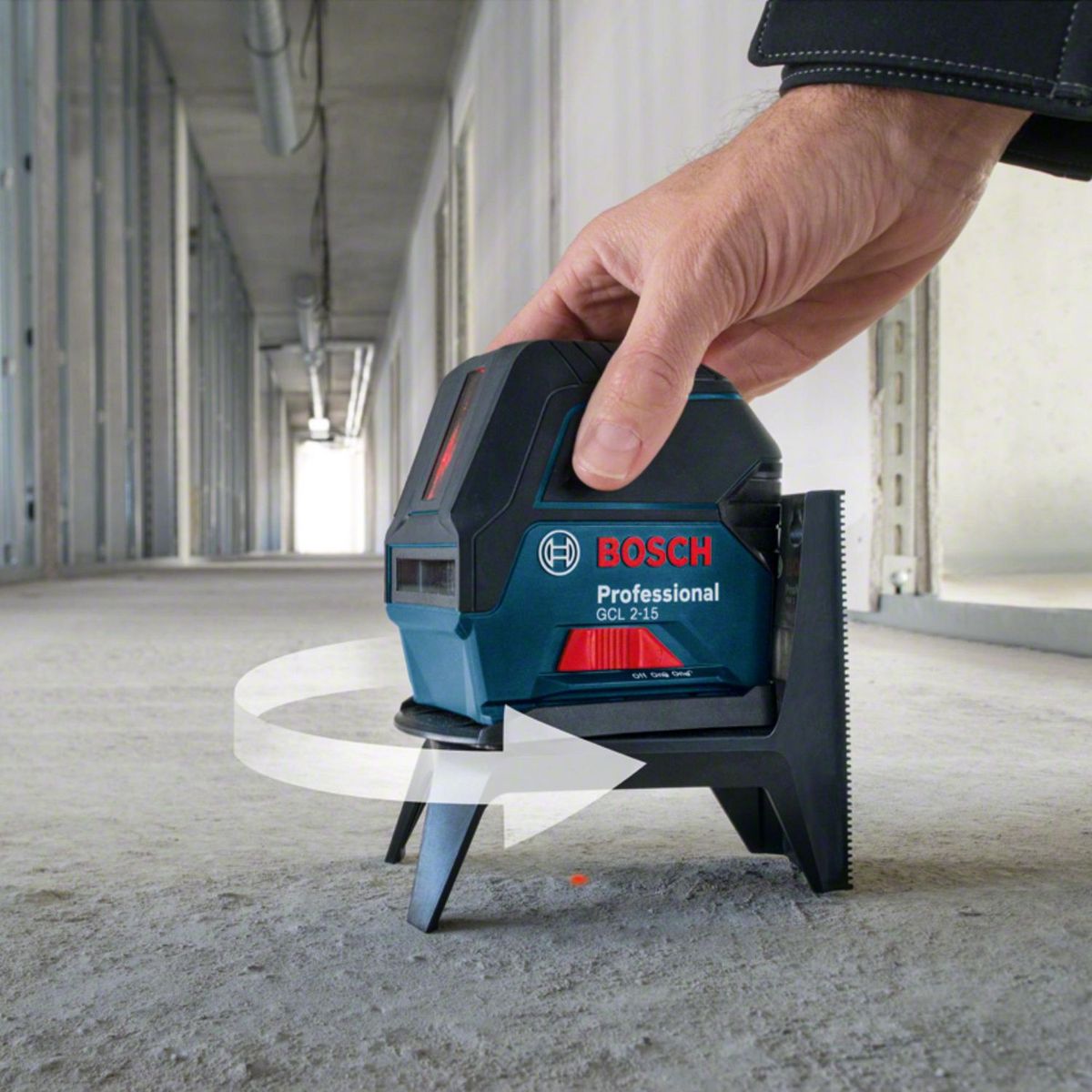 BOSCH - Nivel Láser Bosch GCL 2-15 15m con puntos de plomada y soporte