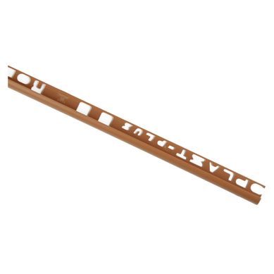 Perfil Rodoplast Cuero Oscuro 9.5mm x 2.4m