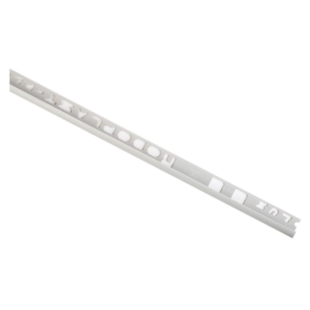 NEFUSAC - Perfil Rodoplast Gris Plata 9.5mm x 2.4m