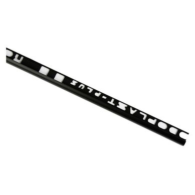 Perfil Rodoplast Negro 9.5mm x 2.4m