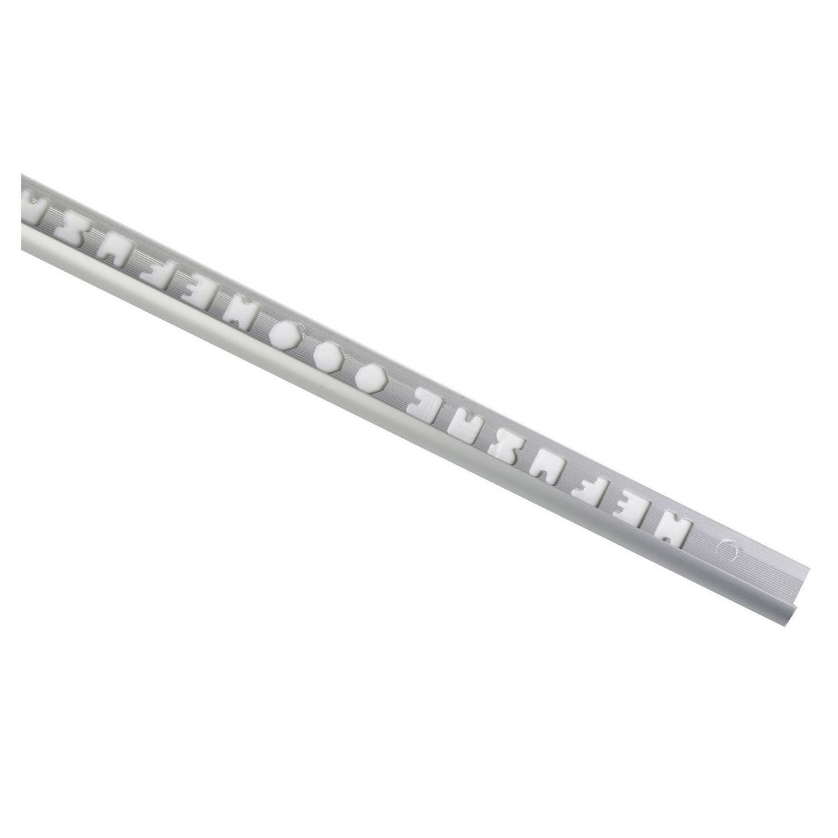 NEFUSAC - Perfil 12mm x 2.4m Aluminio