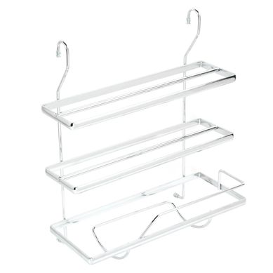 Porta rollo de papel triple para cocina