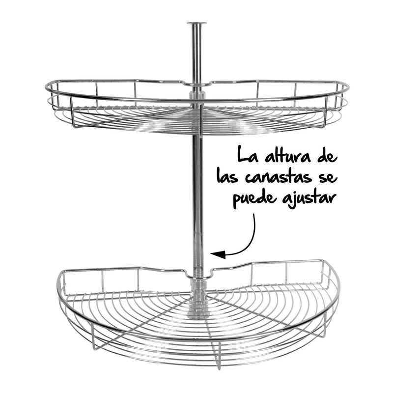 JUST HOME COLLECTION - Canastilla con giro 180º para mueble