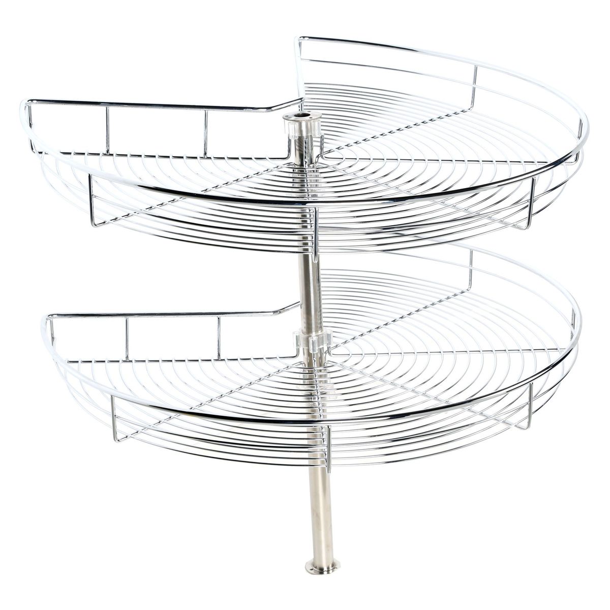 JUST HOME COLLECTION - Canastilla con giro Plateada