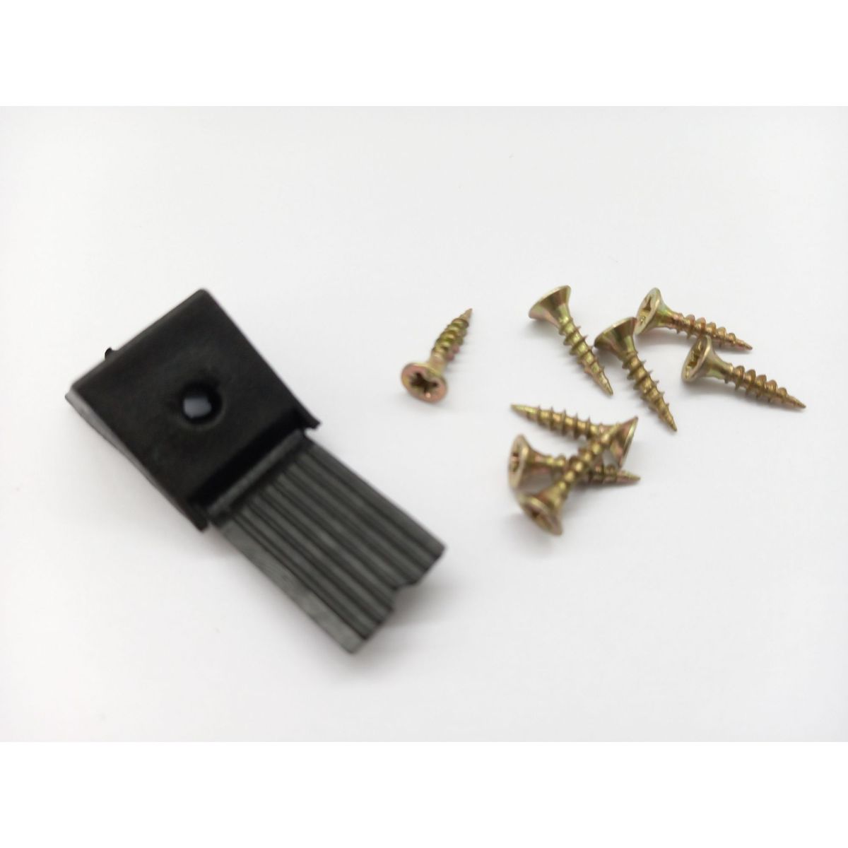 ZENDER - Unión Simple de Plástico 1 Unidad Negro