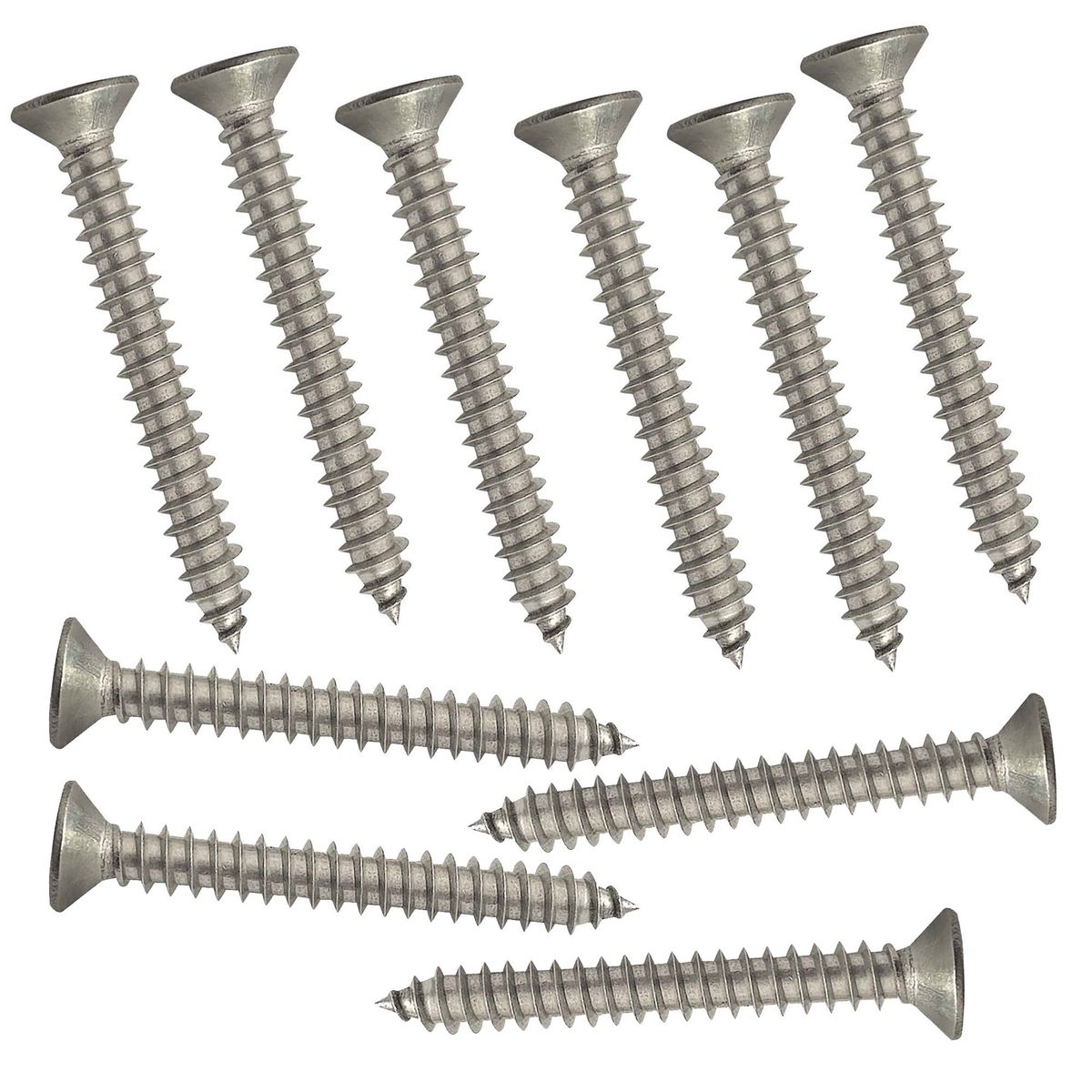 TORNILLO (PACK X10) 10X1 FLAT, marca FIXSER - Foto Principal
