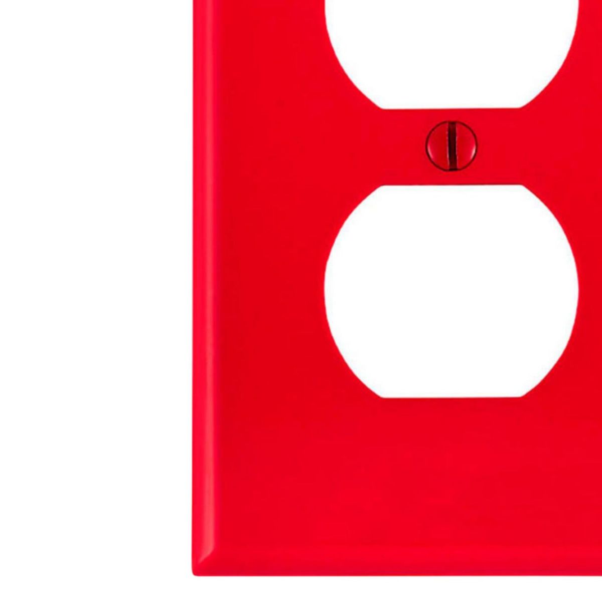 LEVITON - Placa Doble Rojo Leviton