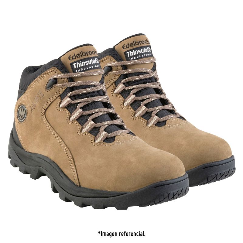 EDELBROCK - Zapatos de Seguridad Punta de Acero Unisex Edelbrock 107 T39