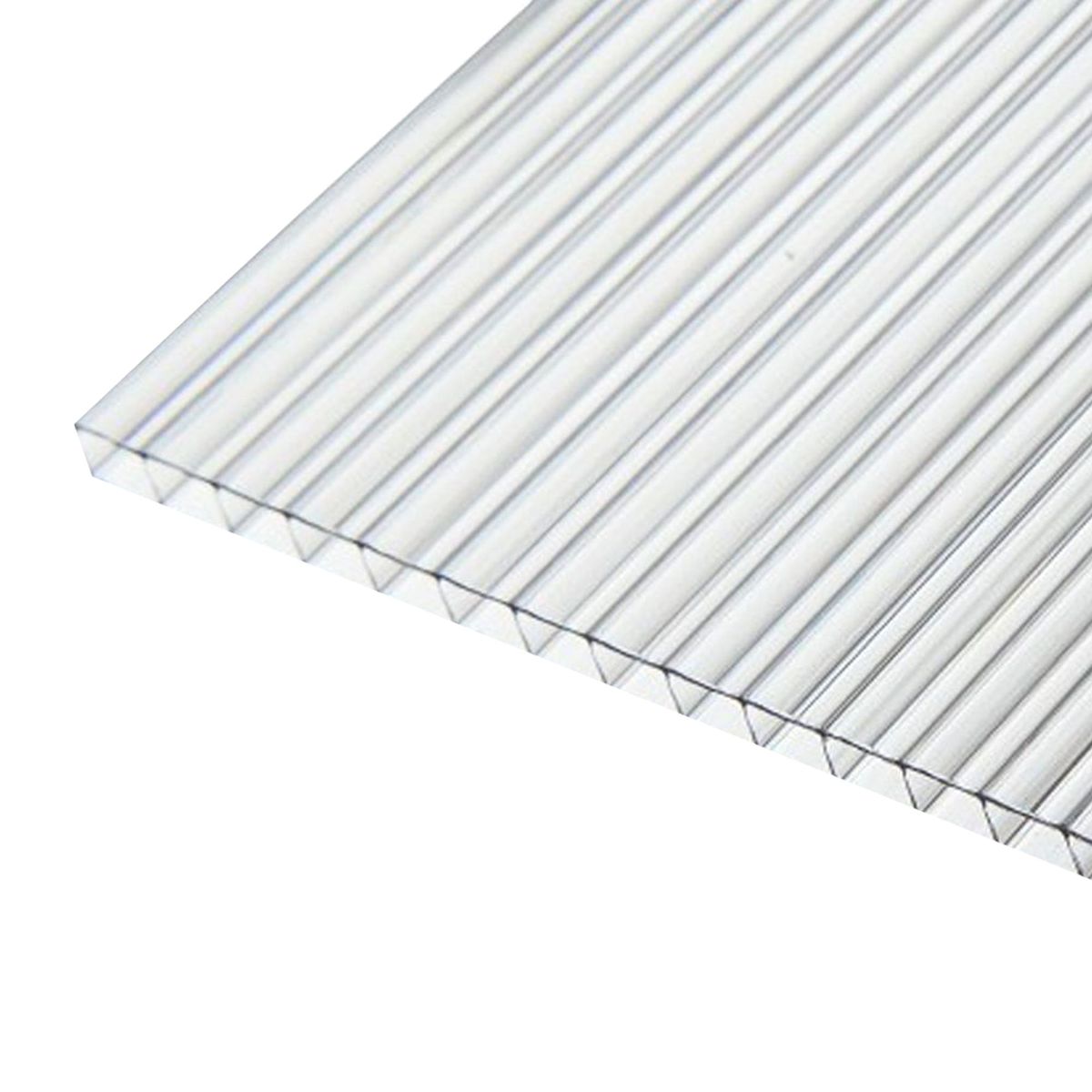 POLIARQ - Techo Policarbonato Alv Transparente 1.05x2.9mx8mm Polygal