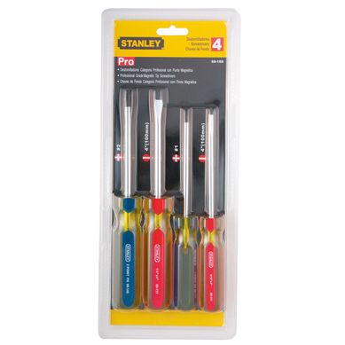 Desarmador Profesional Acero Set 4 Piezas Stanley