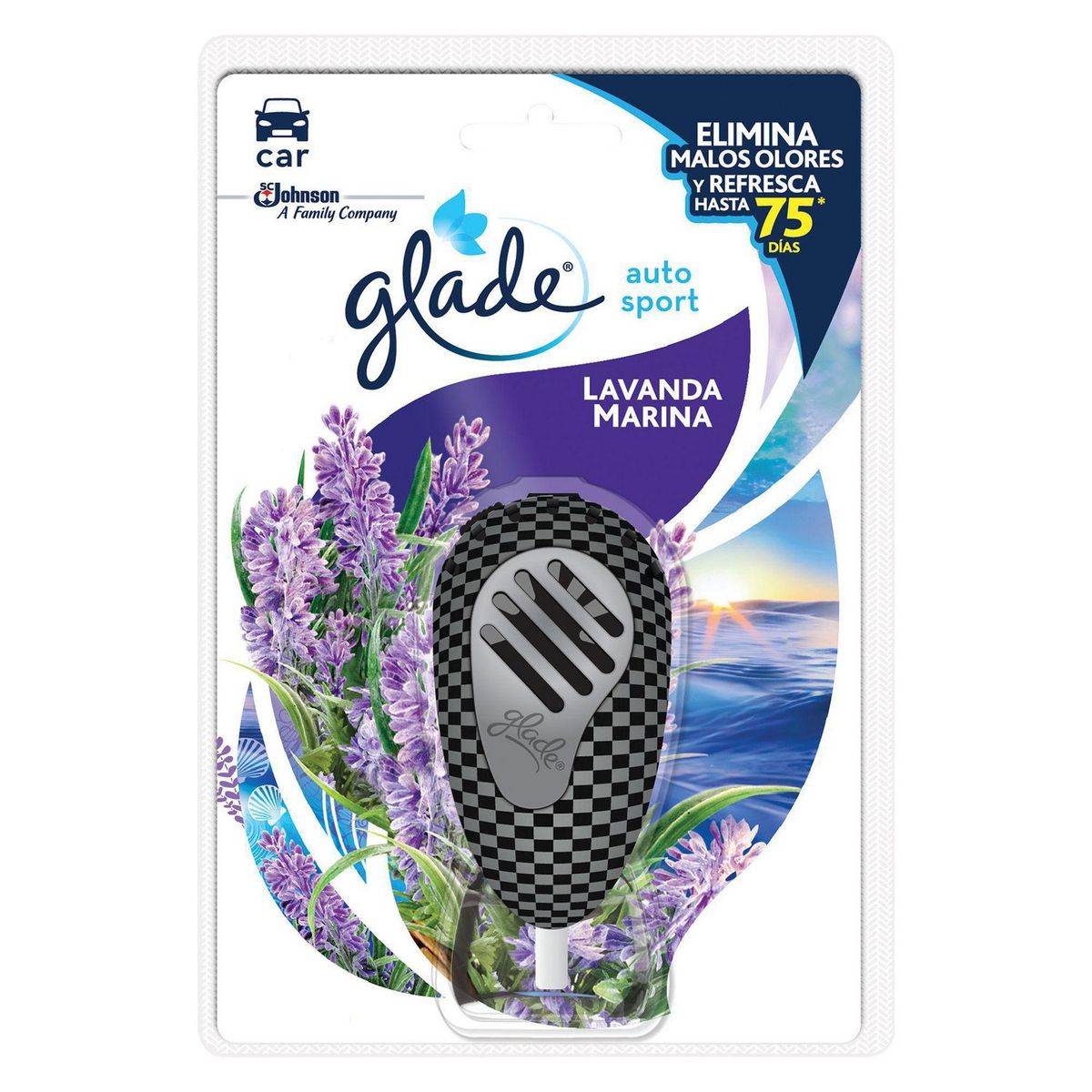 GLADE - Aromatizante Glade Líquido Auto Sport Aroma Lavanda