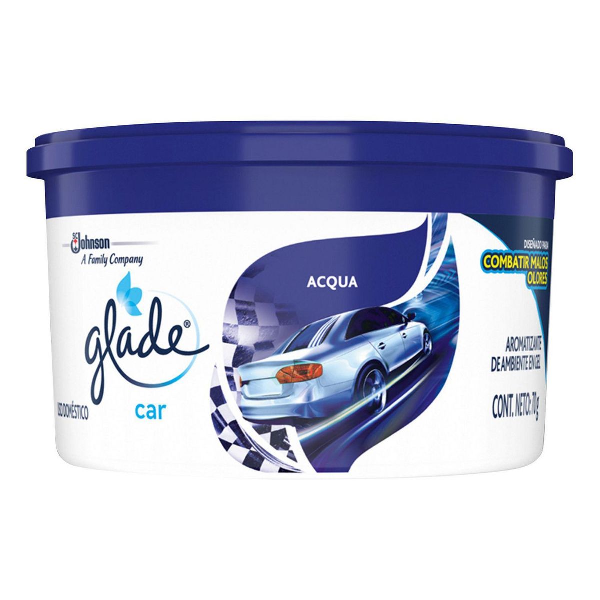 GLADE - Aromatizante Glade Gel Car Aroma Acqua