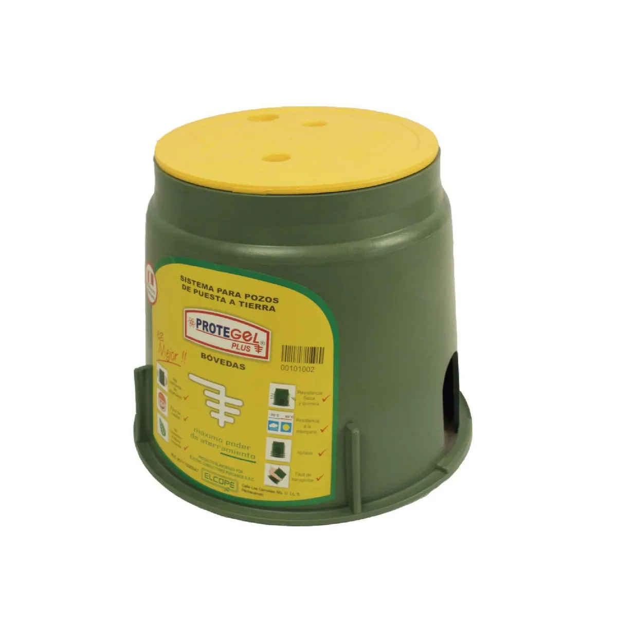 PROTEGEL PLUS - Boveda Polipropileno Verde