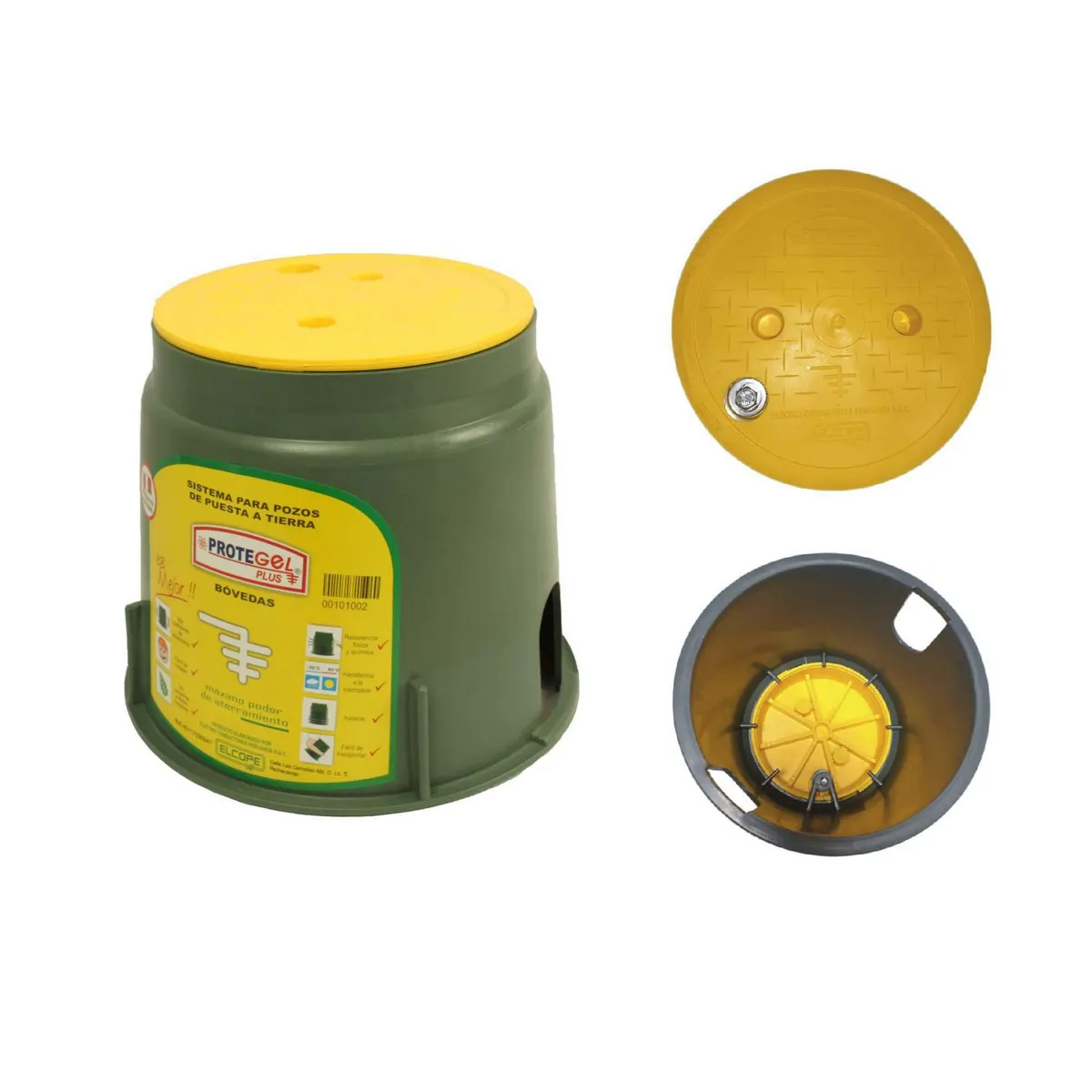 PROTEGEL PLUS - Boveda Polipropileno Verde