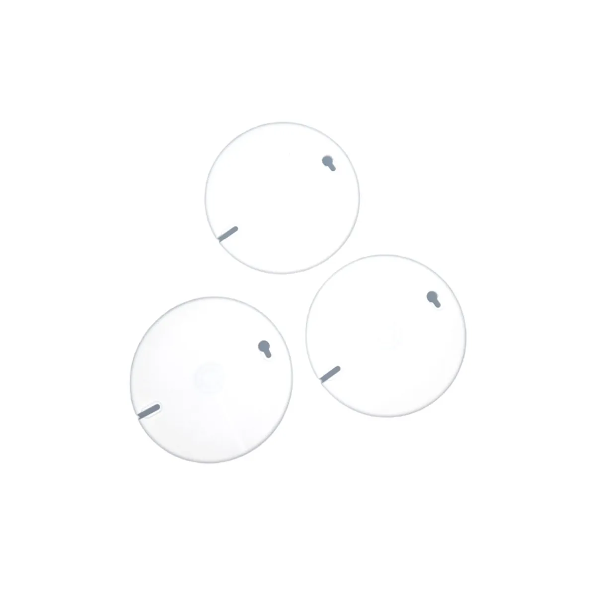 EPEM - Pack x3 Tapa Ciega Redonda PVC Epem