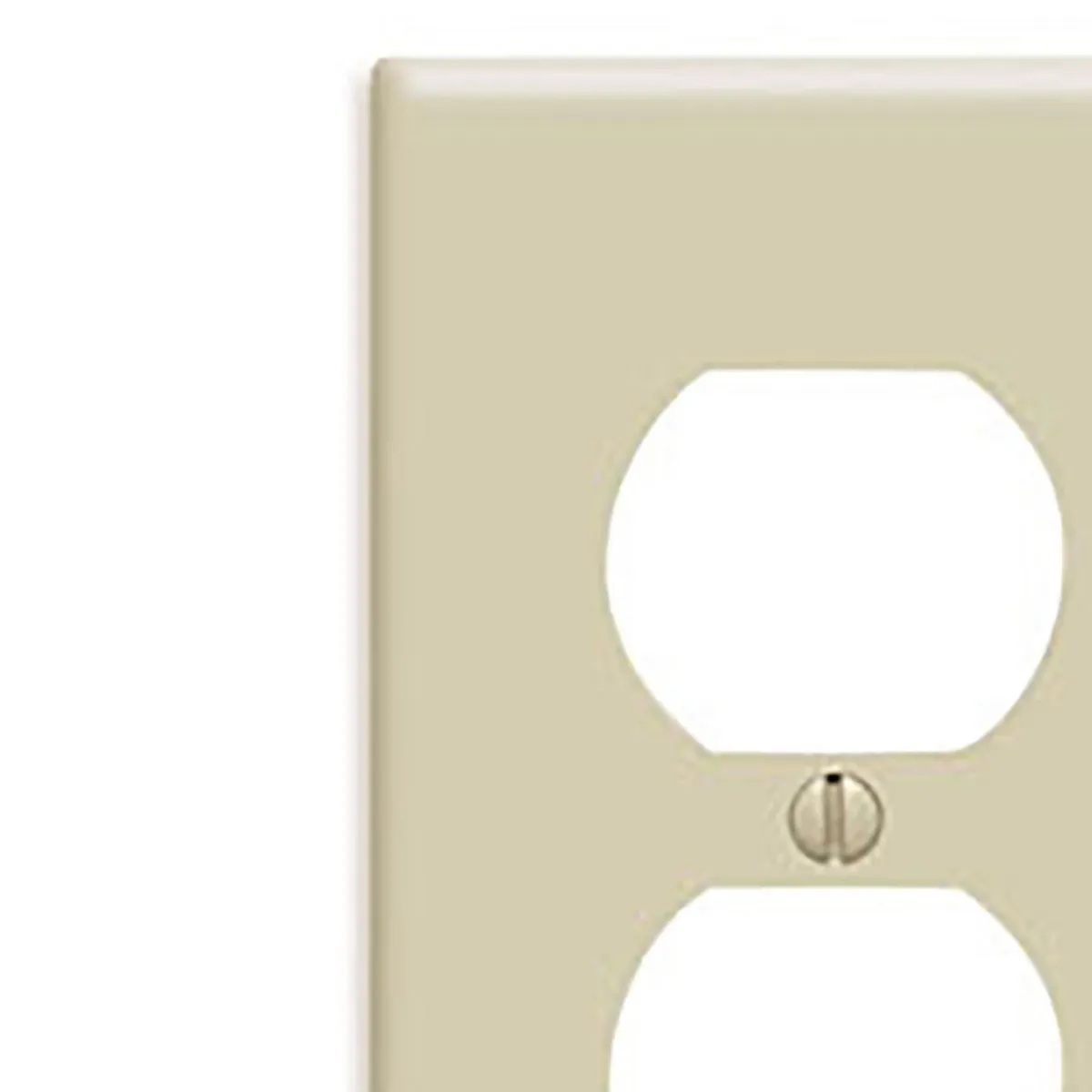 GENERICO - Placa PVC Doble Marfil