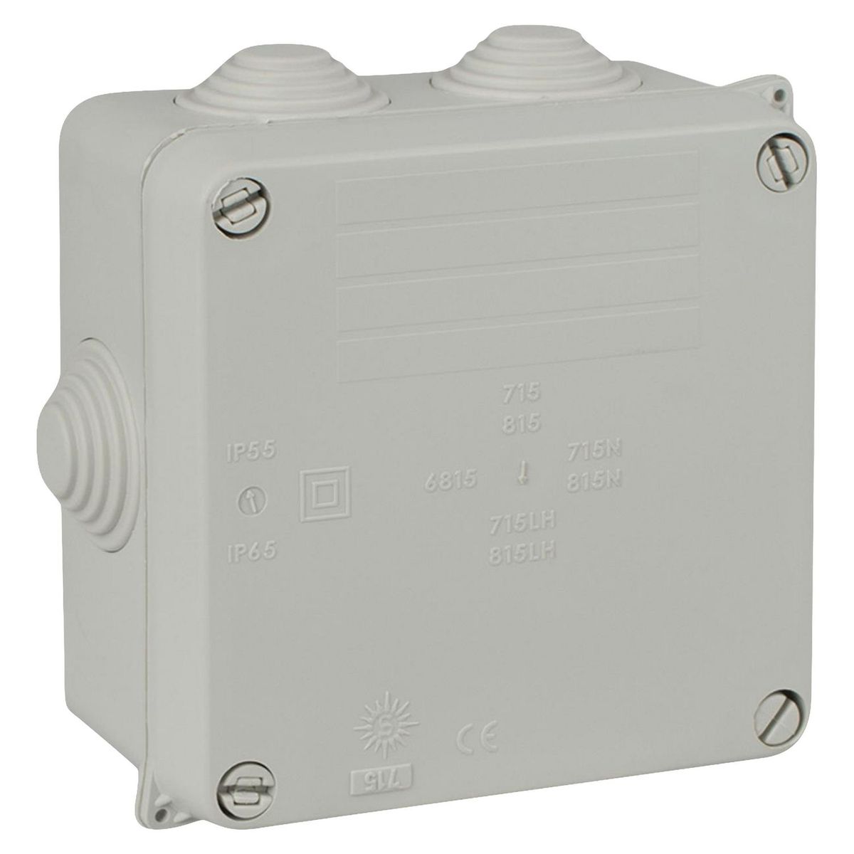 SOLERA - Caja de Pase con Conos 100x100x45mm