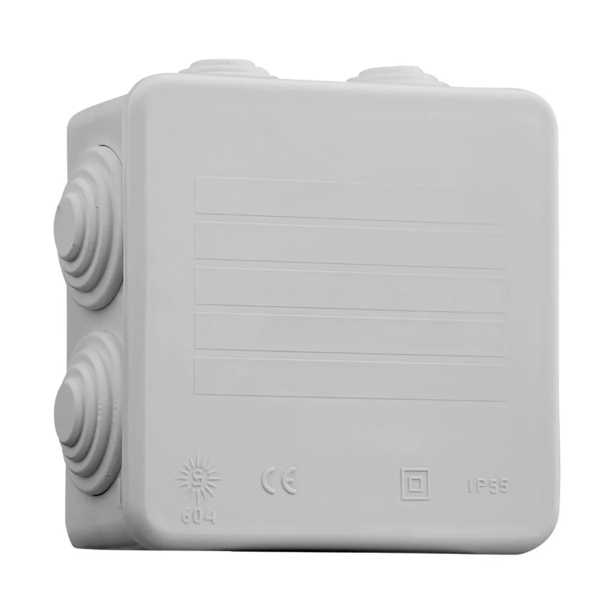 SOLERA - Caja de paso 80x80x35mm con Conos Solera PVC