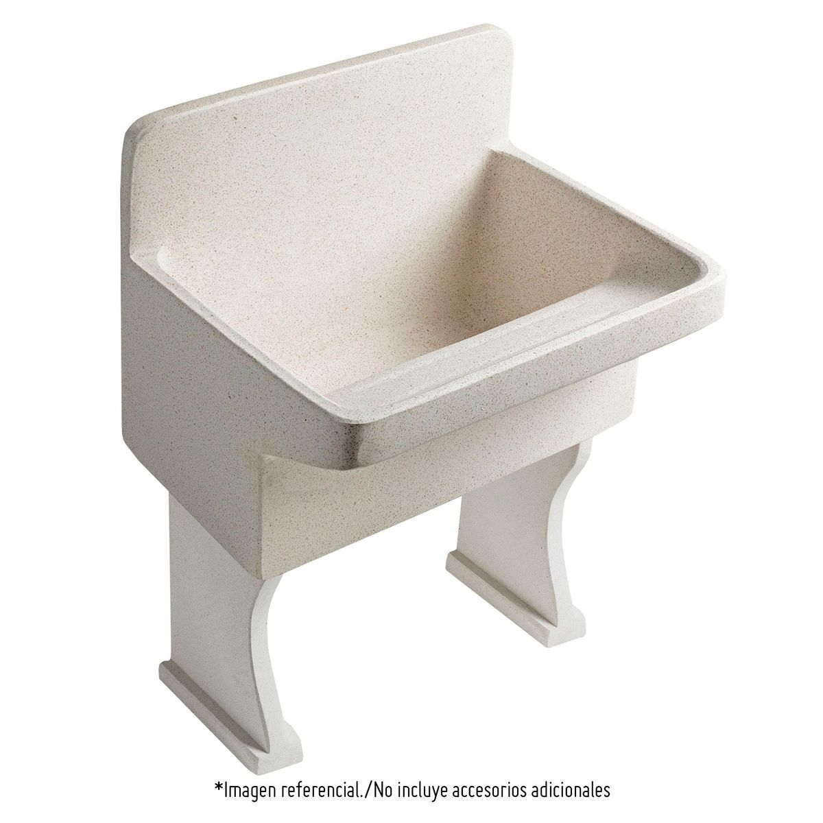GENERICO - Lavadero de Ropa de Granito con Mandil Una Poza 60x44cm