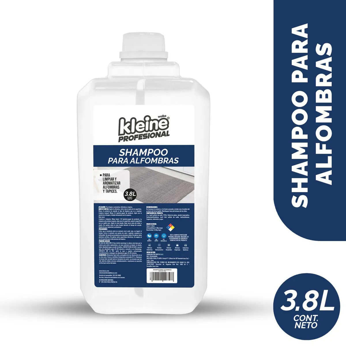 KLEINE - Shampoo para Alfombras 1GL