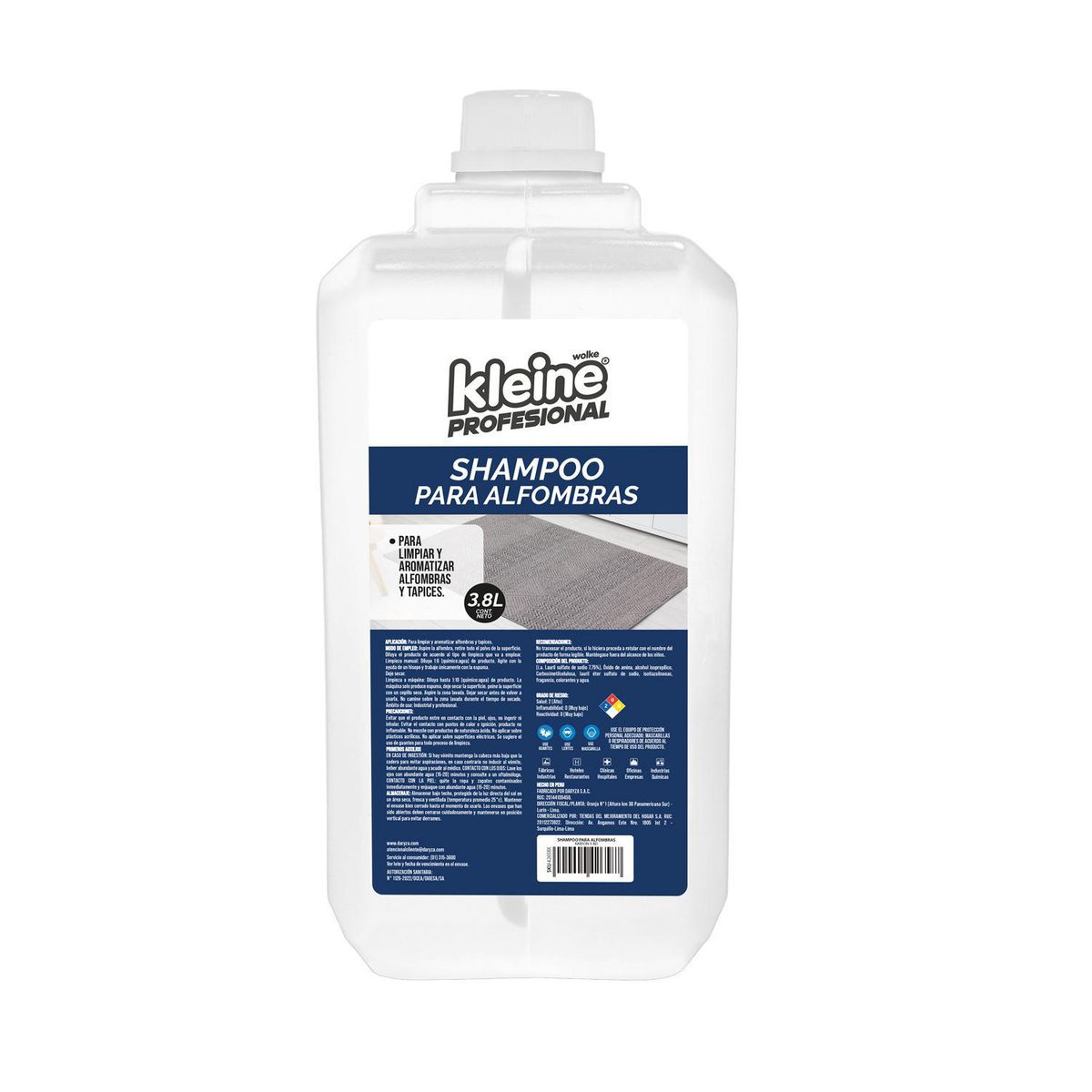 KLEINE - Shampoo para Alfombras 1GL