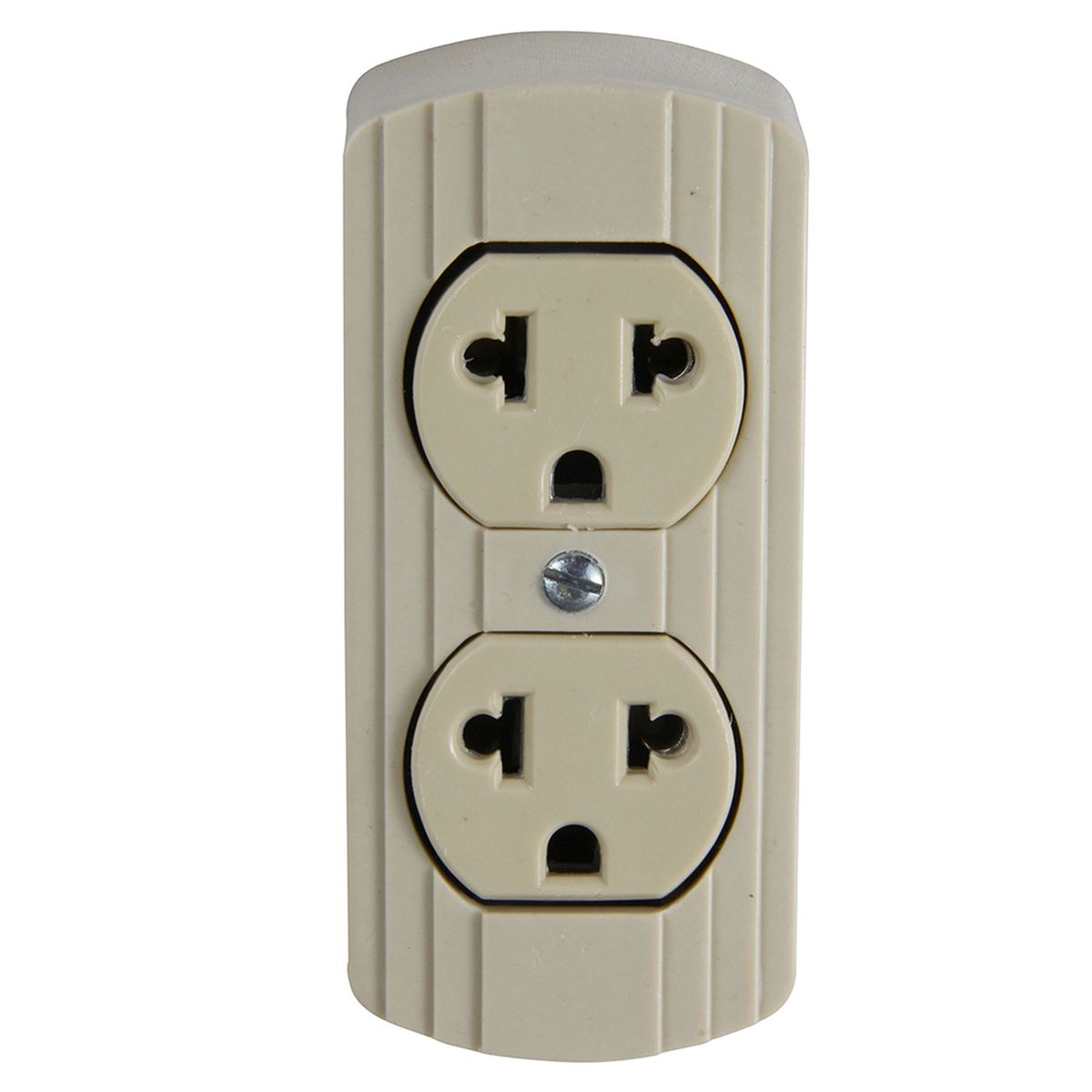 NAVIA - Tomacorriente Mennekes doble Universal + T 15A 250V Blanco