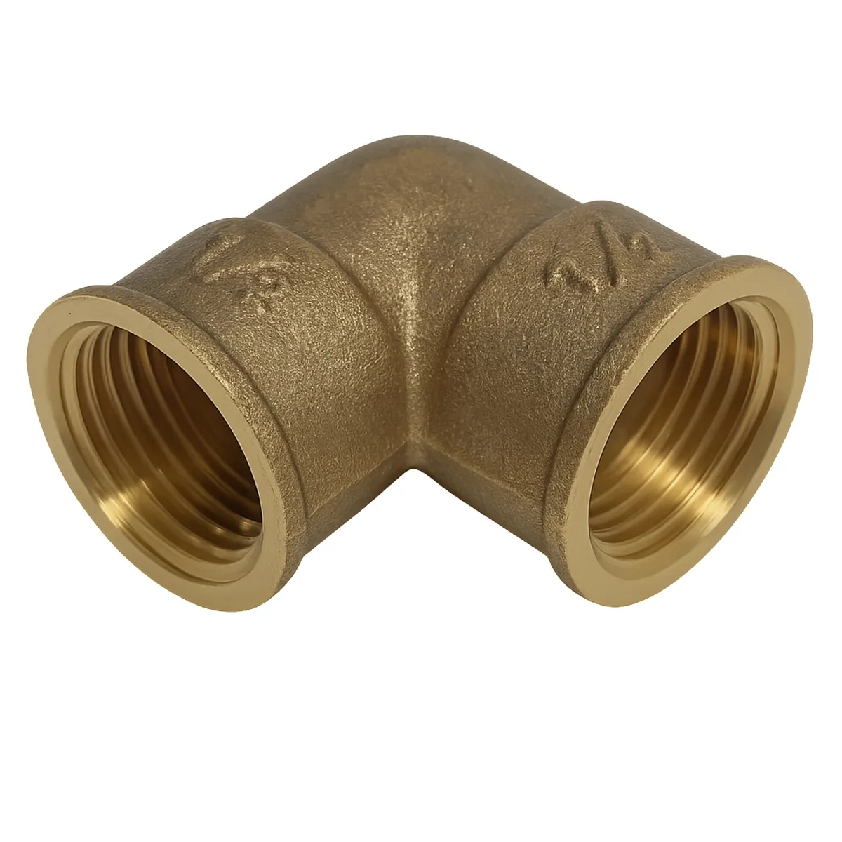 BRONZOTEK - Codo de Bronce de 1/2" 90°