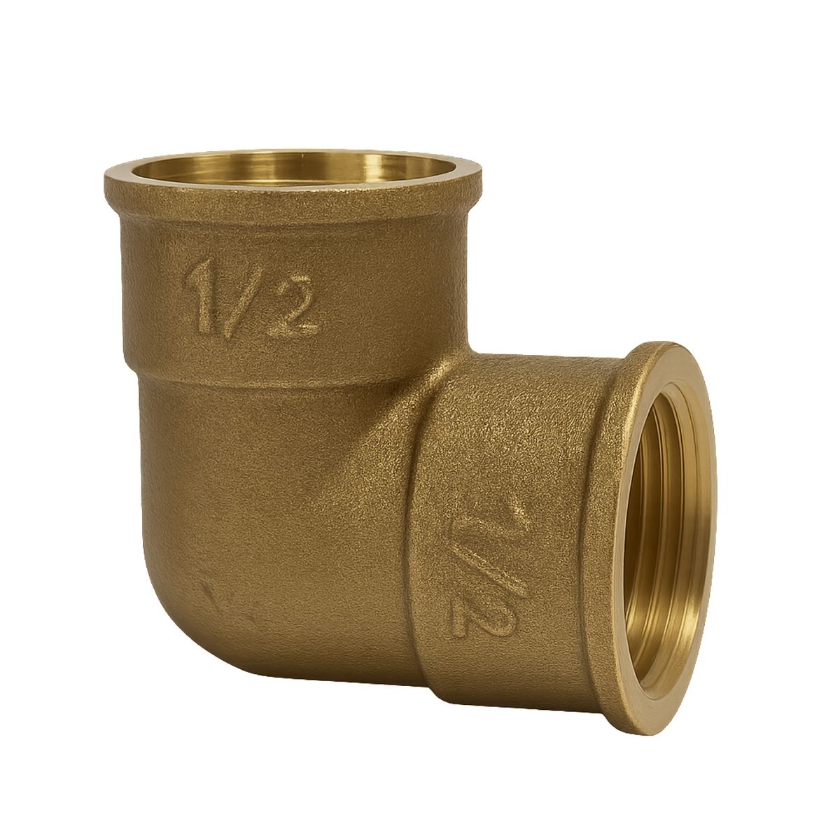 BRONZOTEK - Codo de Bronce de 1/2" 90°