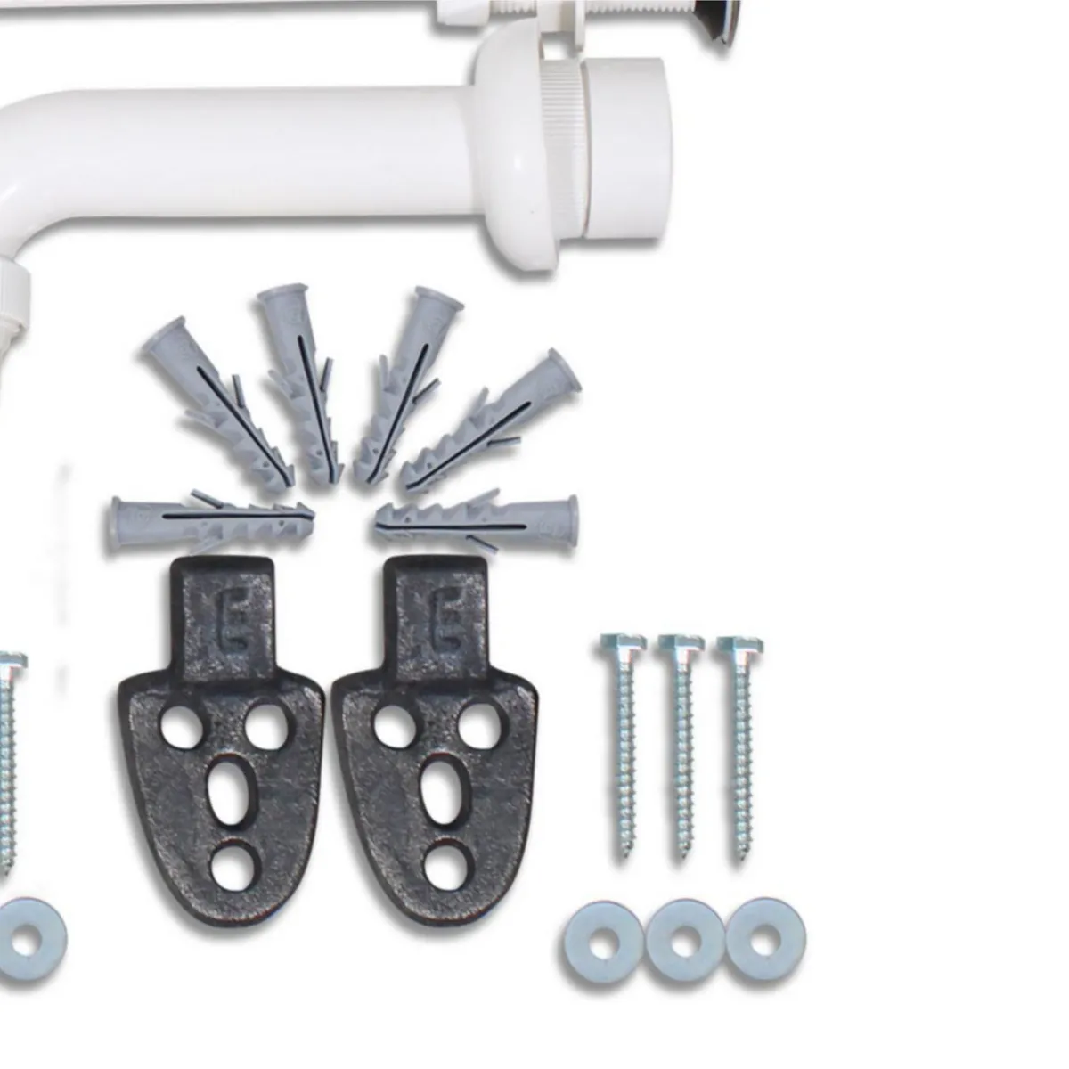 ECKOGRIF - Kit de Accesorios para Lavatorio Completo