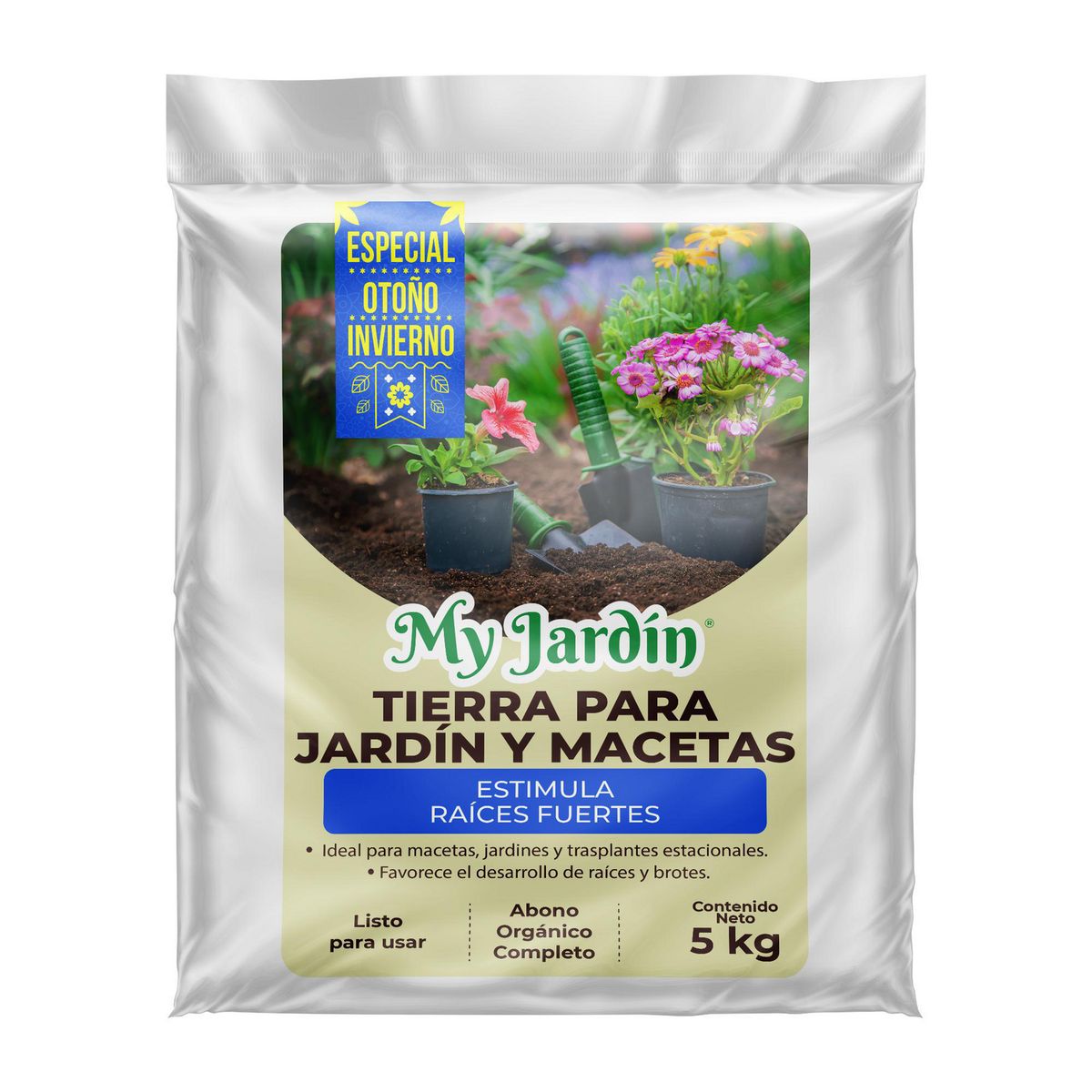  - Tierra para Jardín y Macetas 5Kg