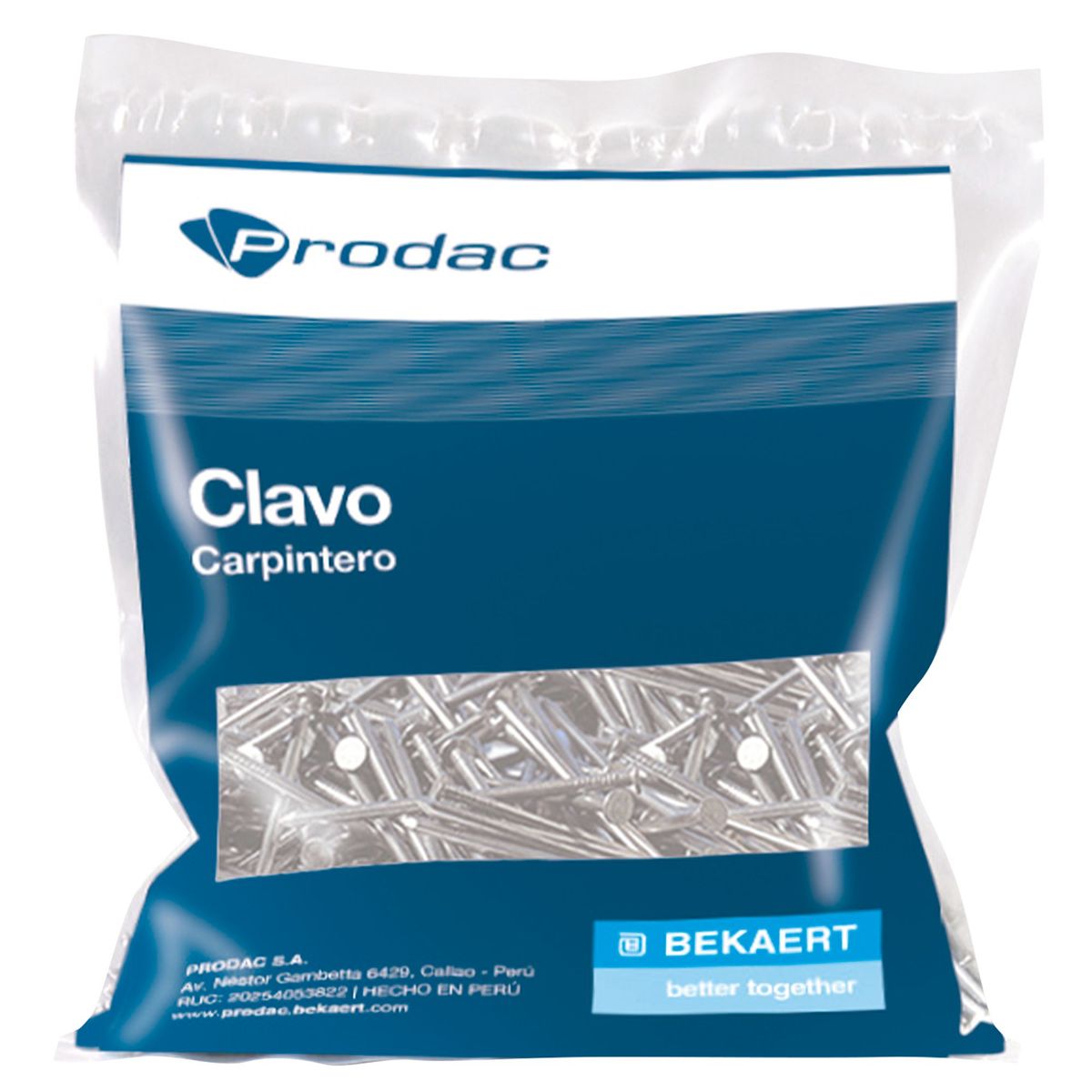 PRODAC - Clavo Carpintero con Cabeza 2'' 500 gr.
