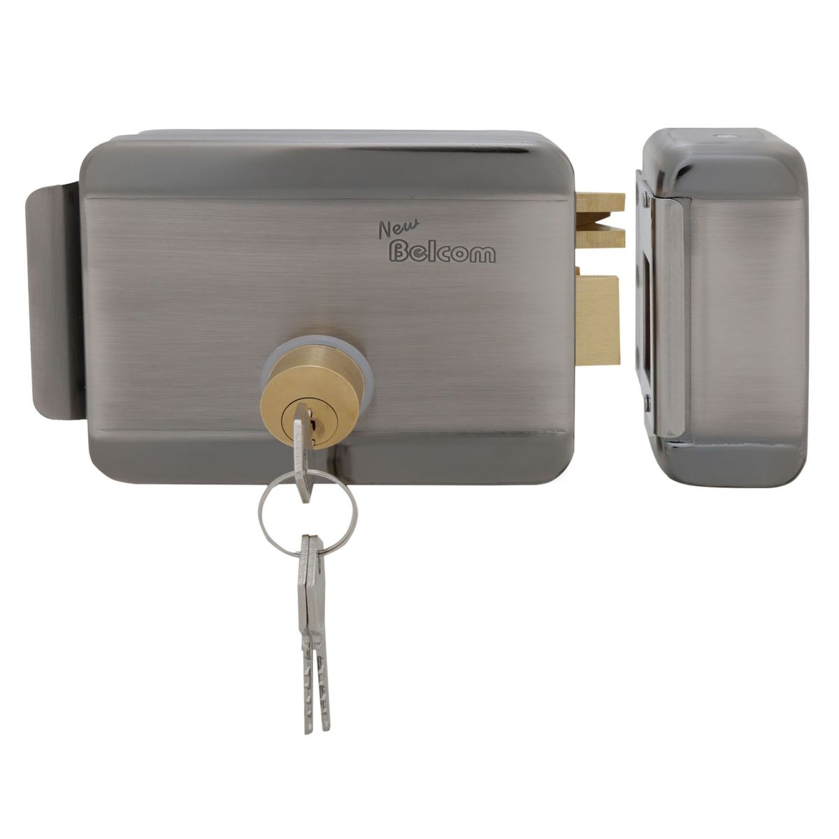 BELCOM - Cerradura Eléctrica 12V sin Botón Belcom