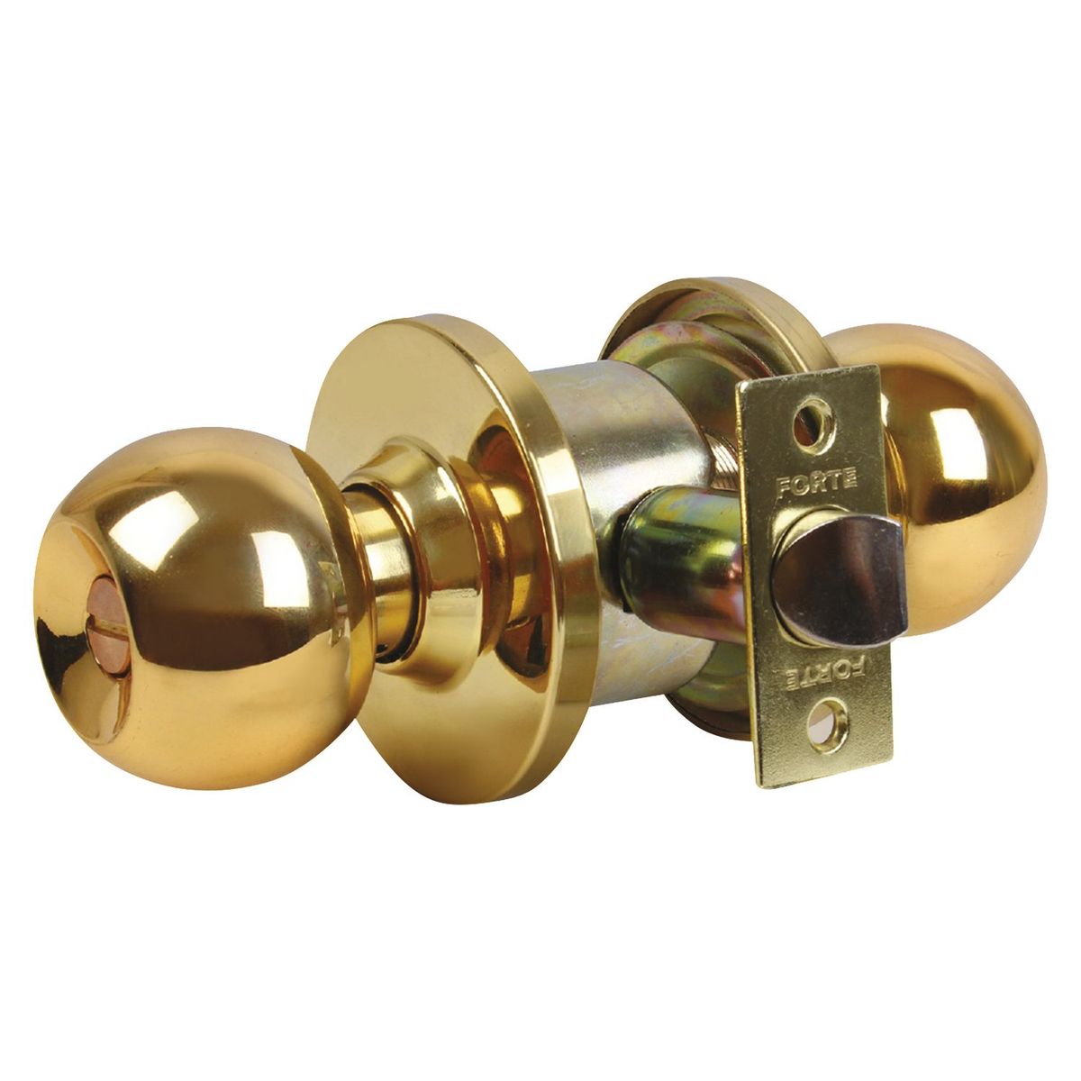 FORTE - Cerradura de Pomo Baño Dorado