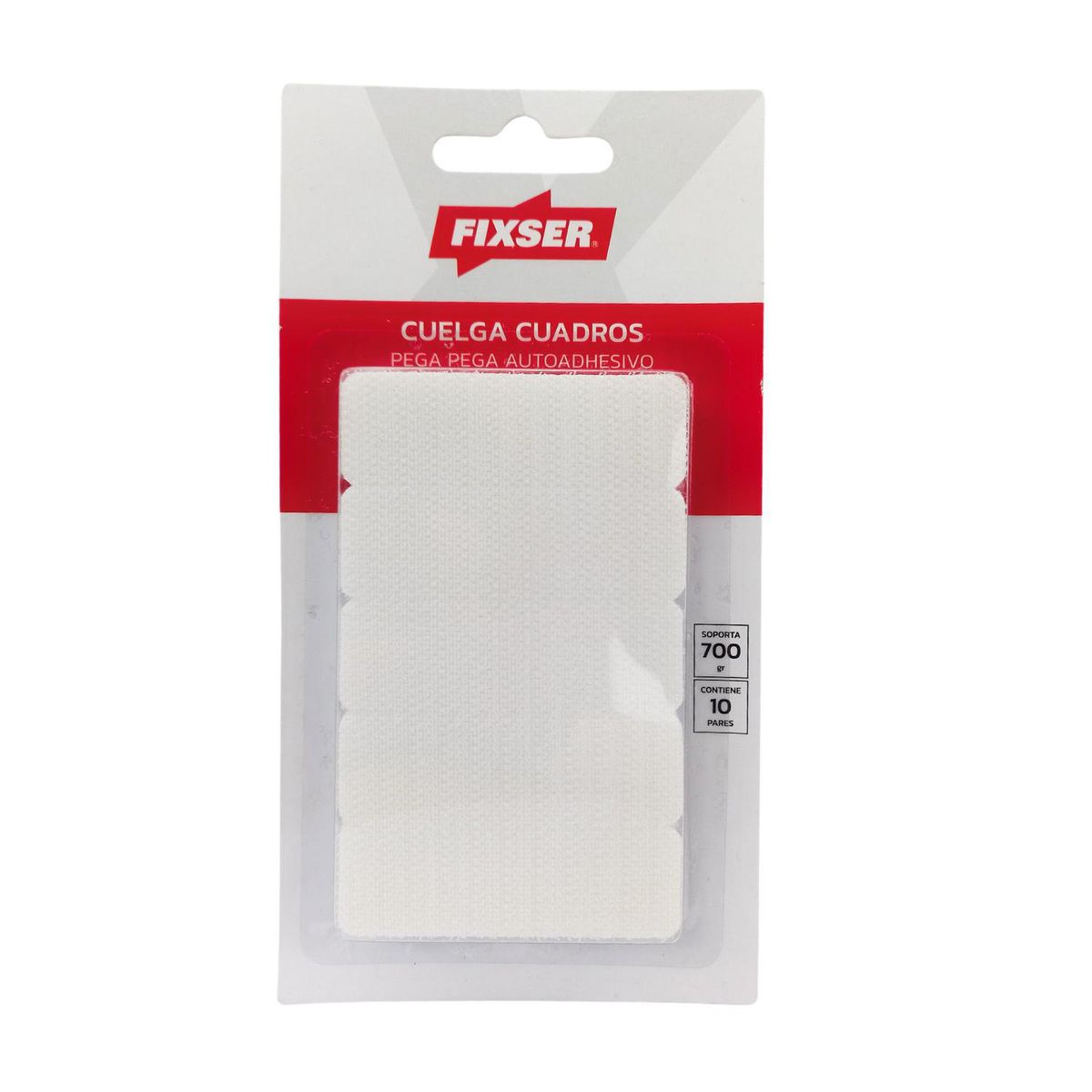 ZENDER - Cuelga Cuadros con Adhesivo 10 Pares